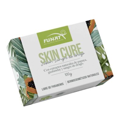 Skin Cure — Jabón Sangre de Drago FUNAT 100 g: jabón natural con papaya, gualanday y sangre de drago
