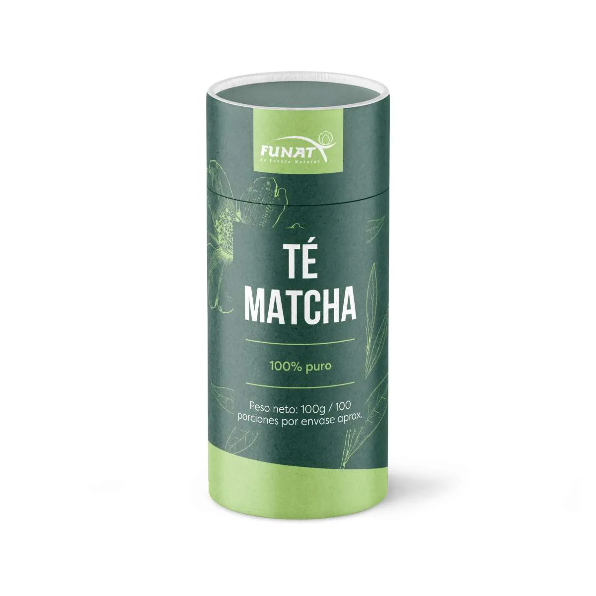 Té Matcha 100% puro FUNAT envase 100 g - 100 porciones aproximadas